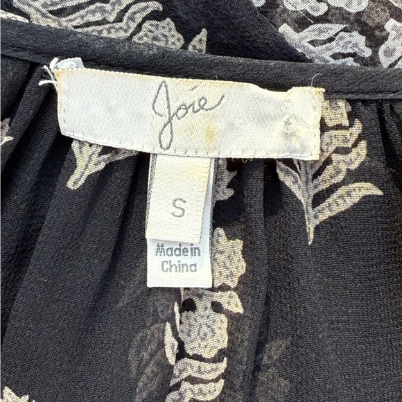 Joie Cornelle" Silk button-front boho Blouse - size S - Picture 4 of 4